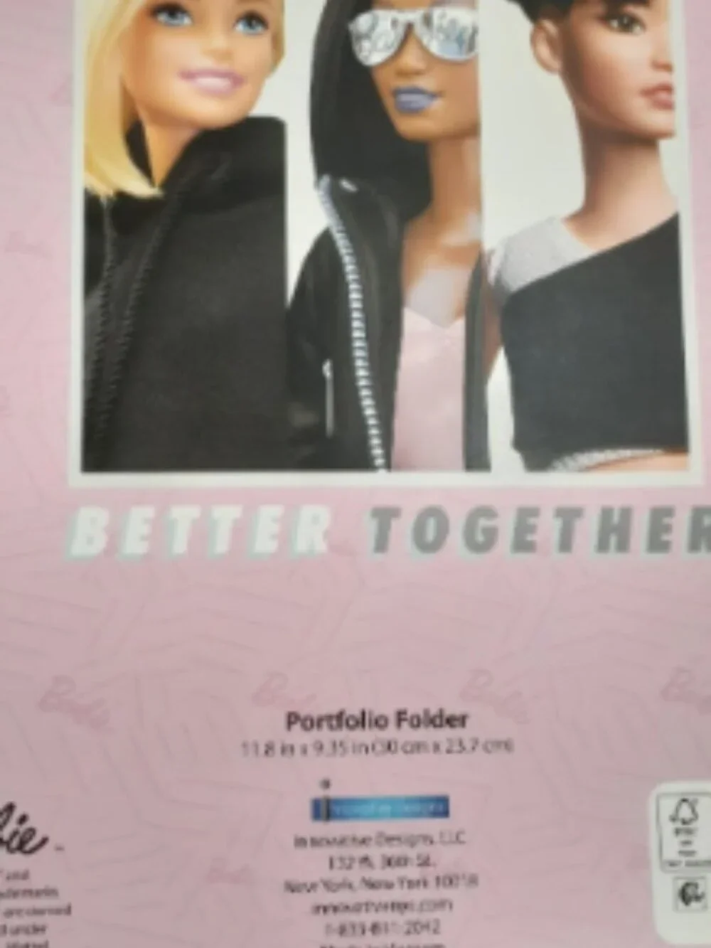 Barbie Better Together Portfolio Folders